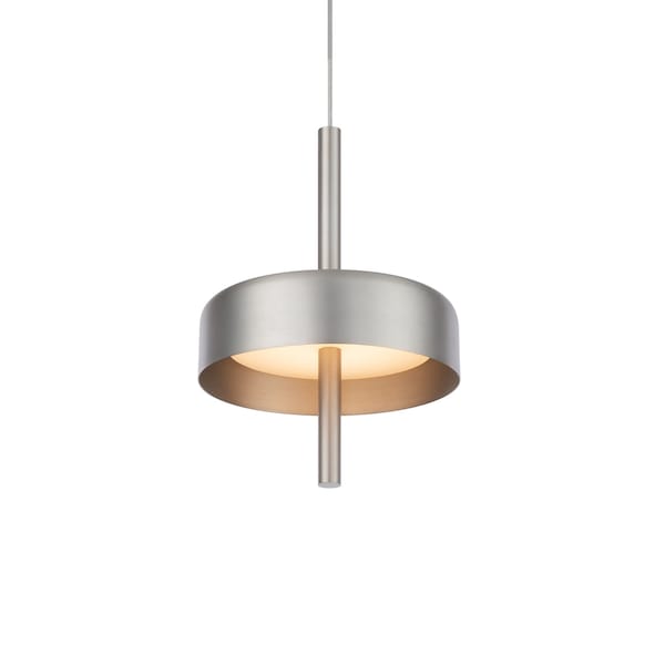 Dweled Pierce 7in LED Mini Pendant 3000K in Brushed Nickel PD-892 - main